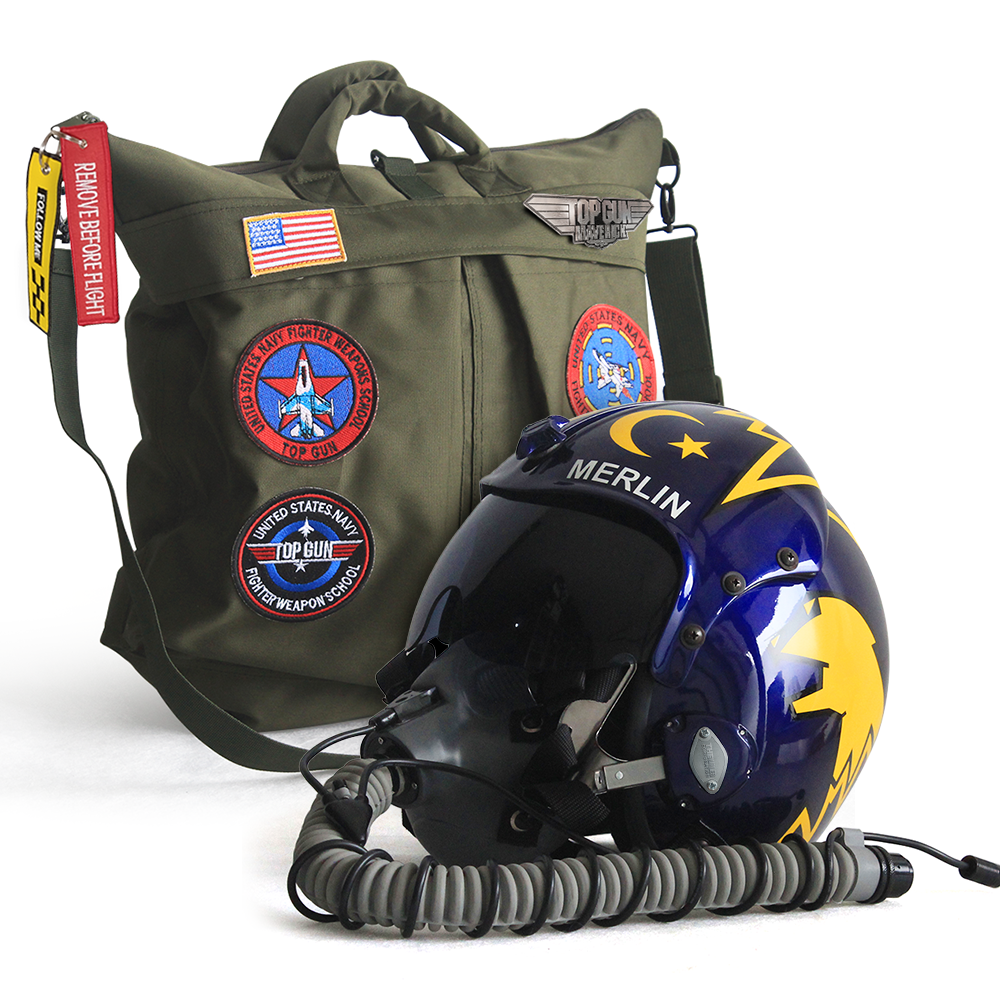 HGU-33 Top Gun Merlin V2 Flight Helmet Movie Prop