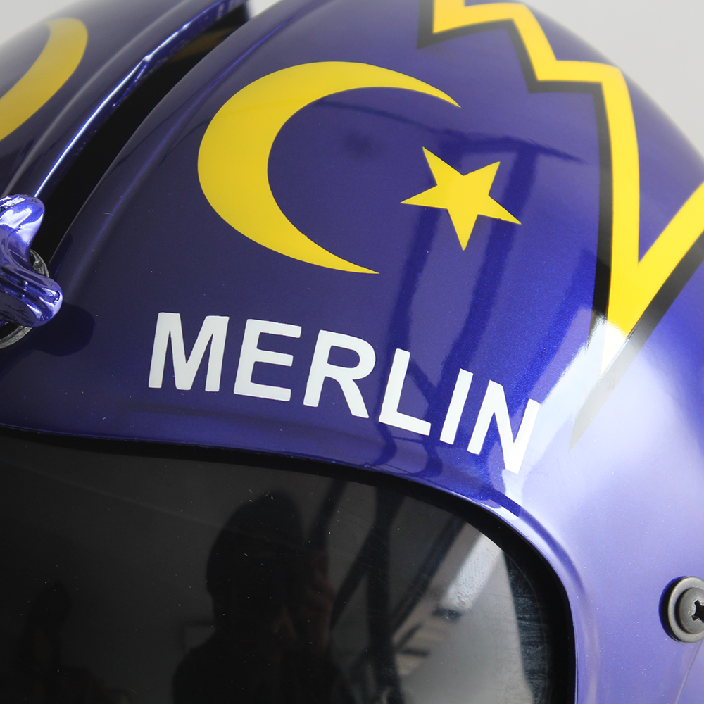 HGU-33 Top Gun Merlin V2 Flight Helmet Movie Prop - Image 7