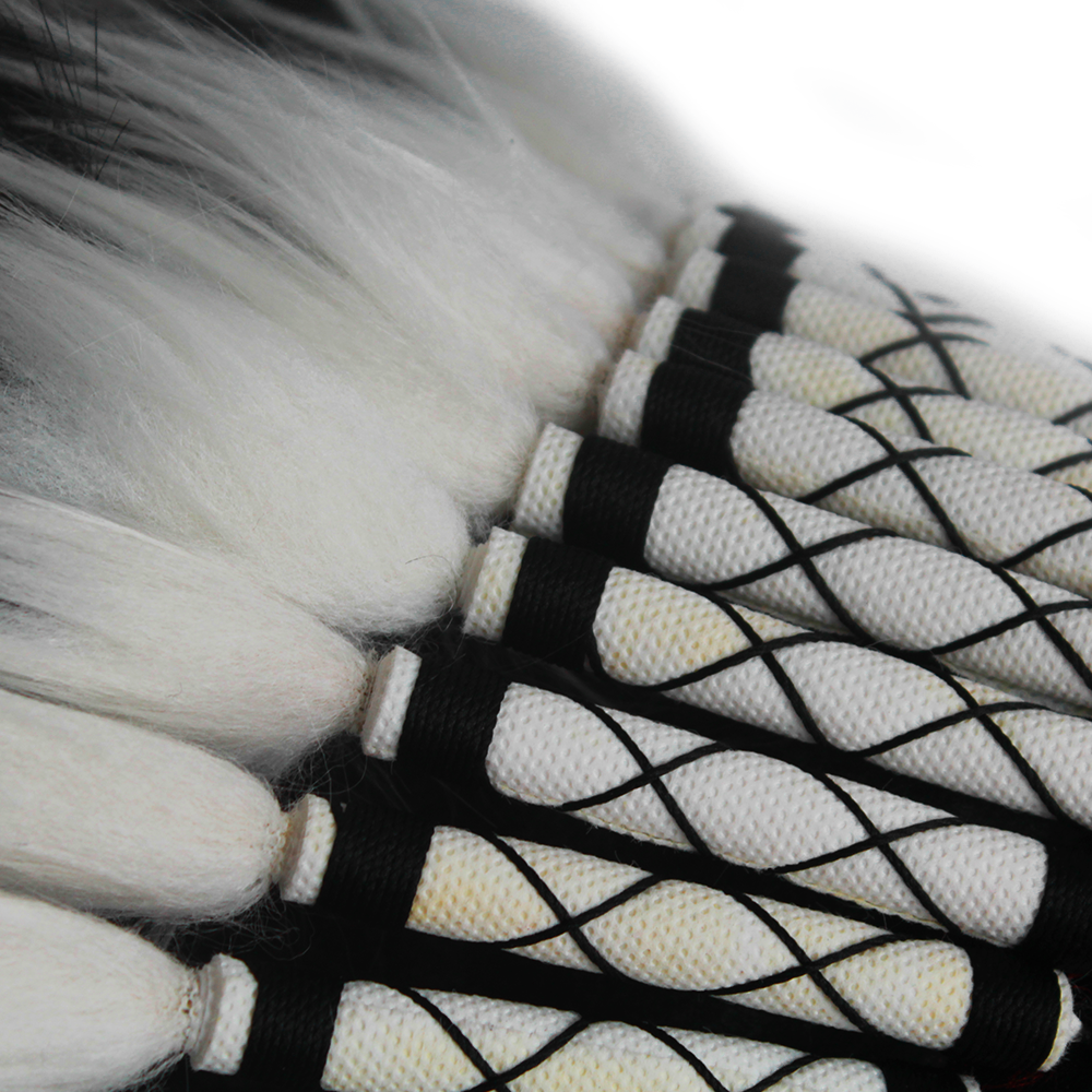 Ethnic Indian Style Headdress Style 2 Classic Indian Feather Hat Black White Silver - Image 7