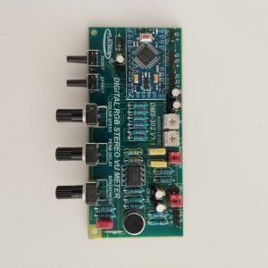 DMS-302 V1 Digital RGB Stereo VU Meter Module for Music Audio