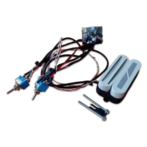 3 Mode Sustainiac Pickup Split for Electric Guitar EMG 81 Size - White