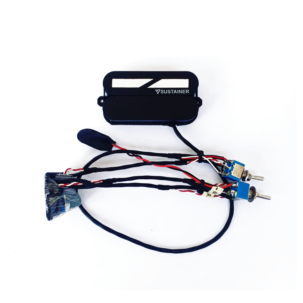 3 Mode Sustainer Pickup Kit for Electric Guitar EMG 81 Size - Black
