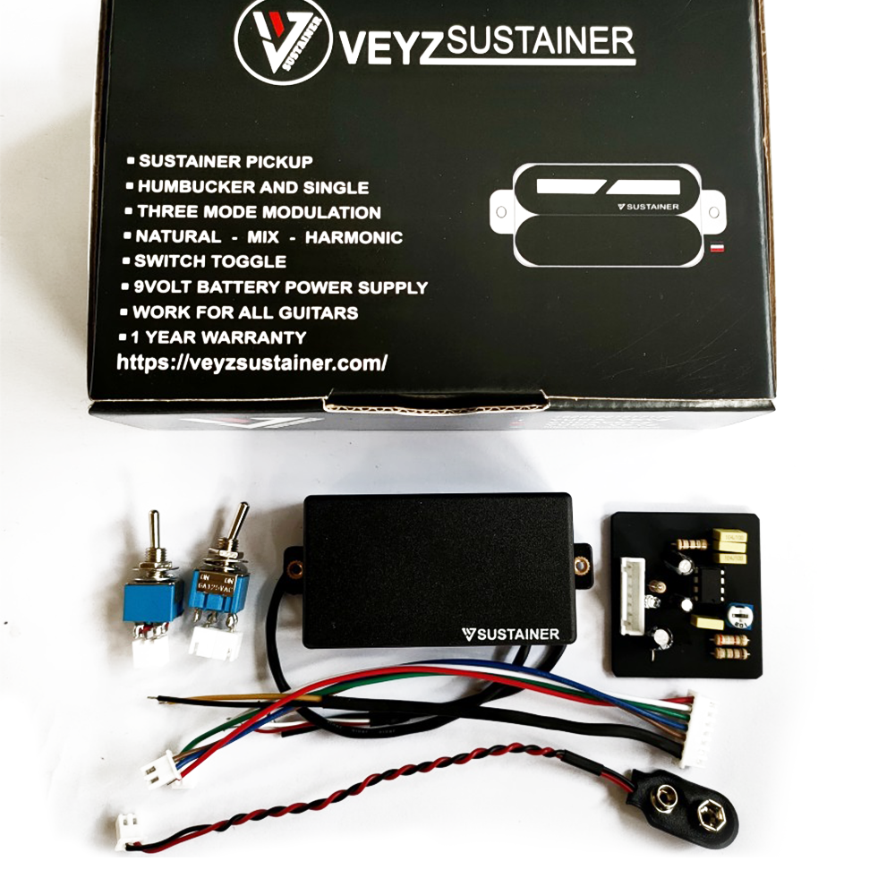 Sustainer Pickup Guitar Closed Cover Humbucker Style